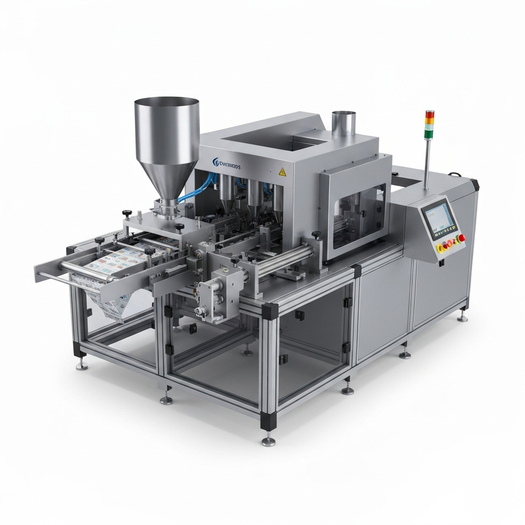 Maquina de envasado cosmética